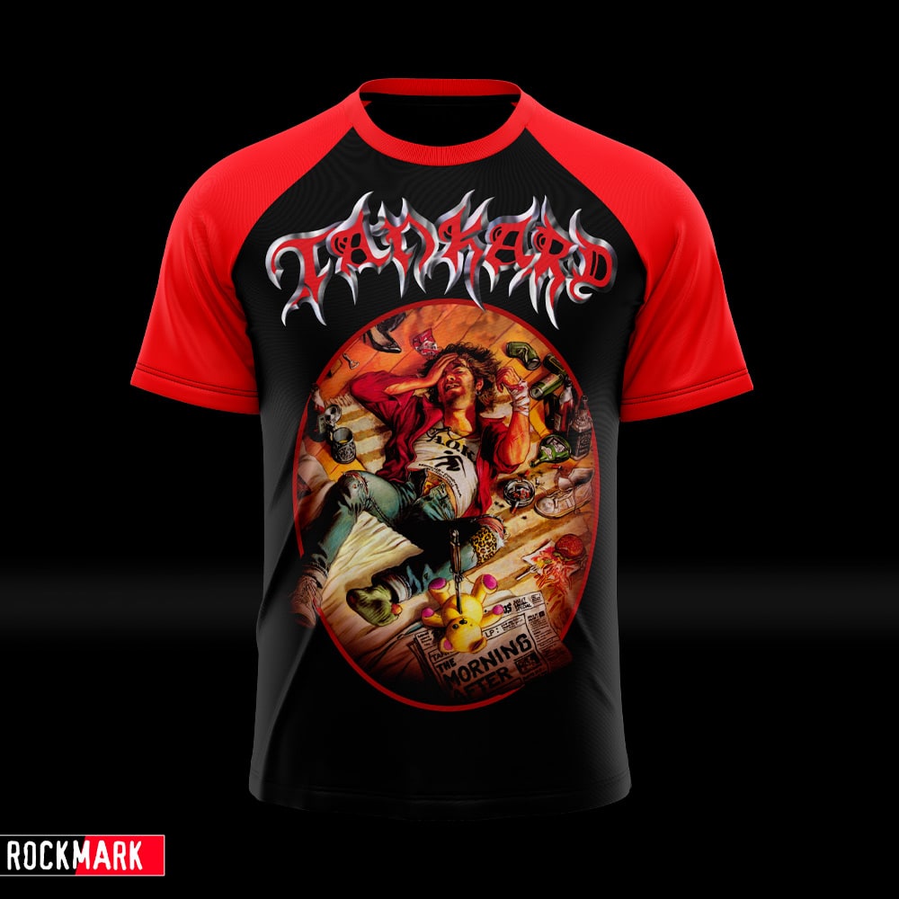 kobling Selvrespekt Bemærk Tankard "The Morning After" Raglan Shirt – RockMark Merchandise