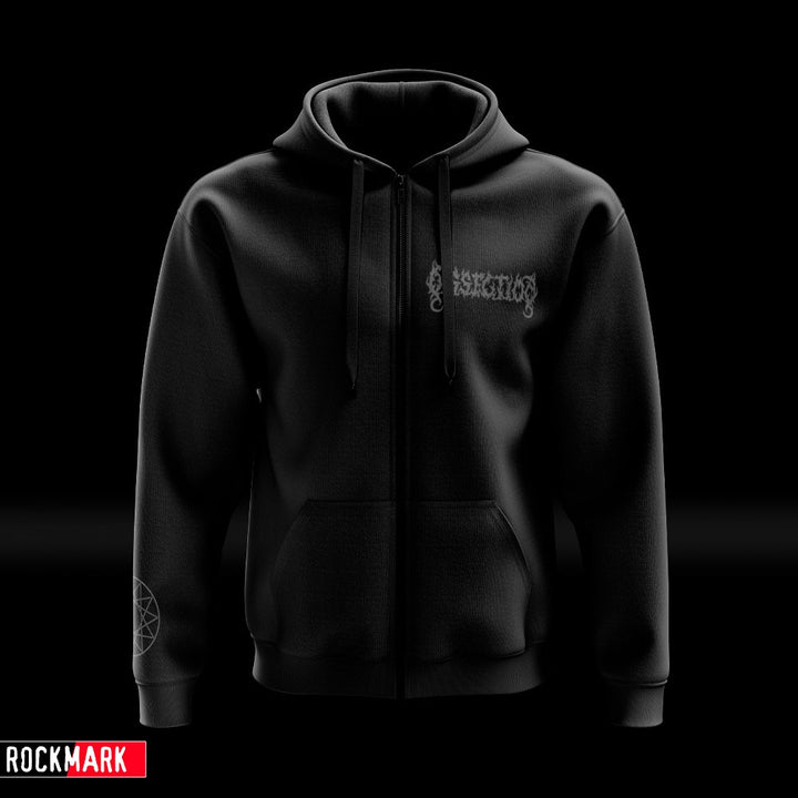 Dissection Black Edition Embroidered Logo Cotton Zip Hoodie